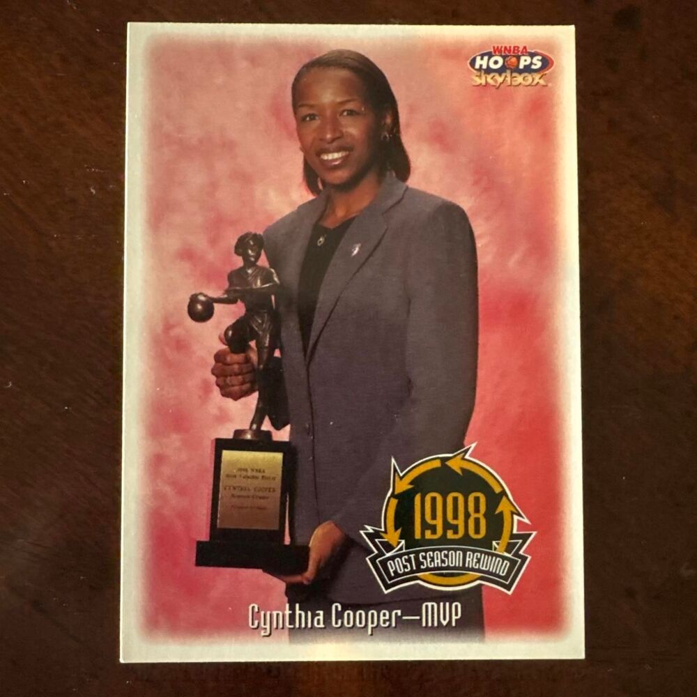 Vintage 1998-99 Cynthia Cooper WNBA MVP card